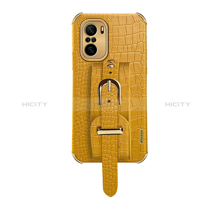 Funda Lujo Cuero Carcasa XD1 para Xiaomi Mi 11i 5G Amarillo