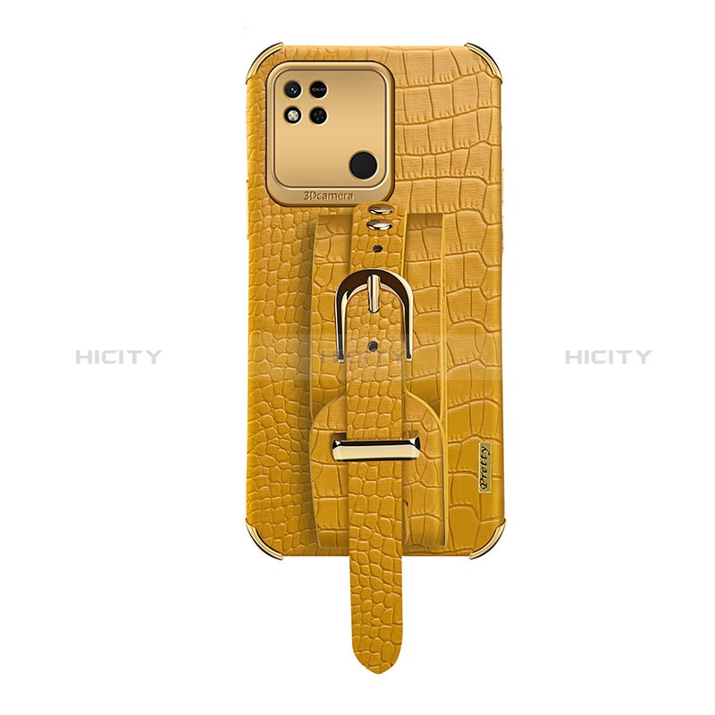 Funda Lujo Cuero Carcasa XD1 para Xiaomi POCO C3 Amarillo