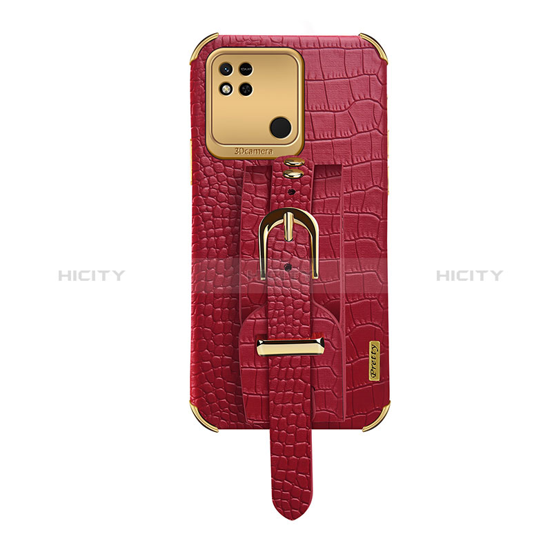 Funda Lujo Cuero Carcasa XD1 para Xiaomi POCO C3 Rojo