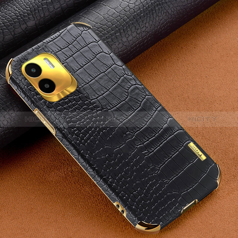 Funda Lujo Cuero Carcasa XD1 para Xiaomi Poco C50 Negro