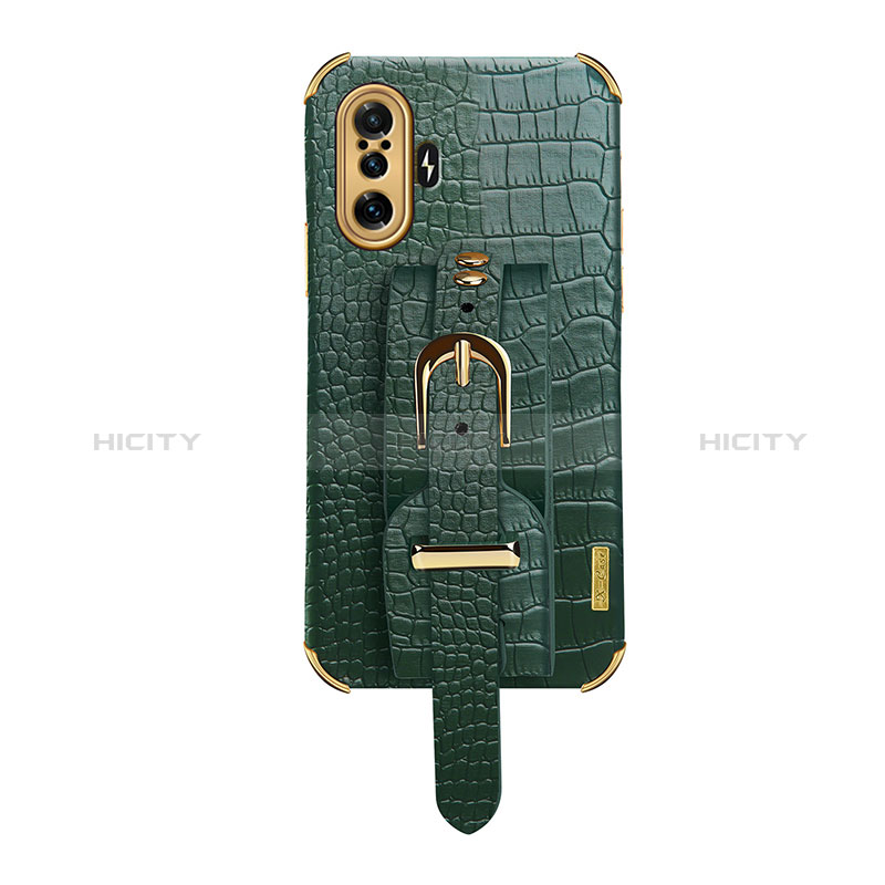 Funda Lujo Cuero Carcasa XD1 para Xiaomi Poco F3 GT 5G Verde