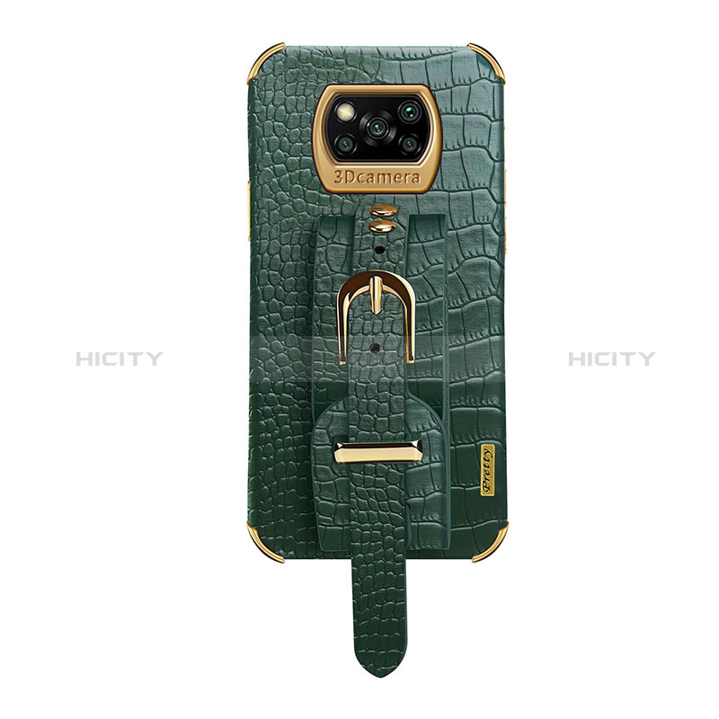 Funda Lujo Cuero Carcasa XD1 para Xiaomi Poco X3 Verde