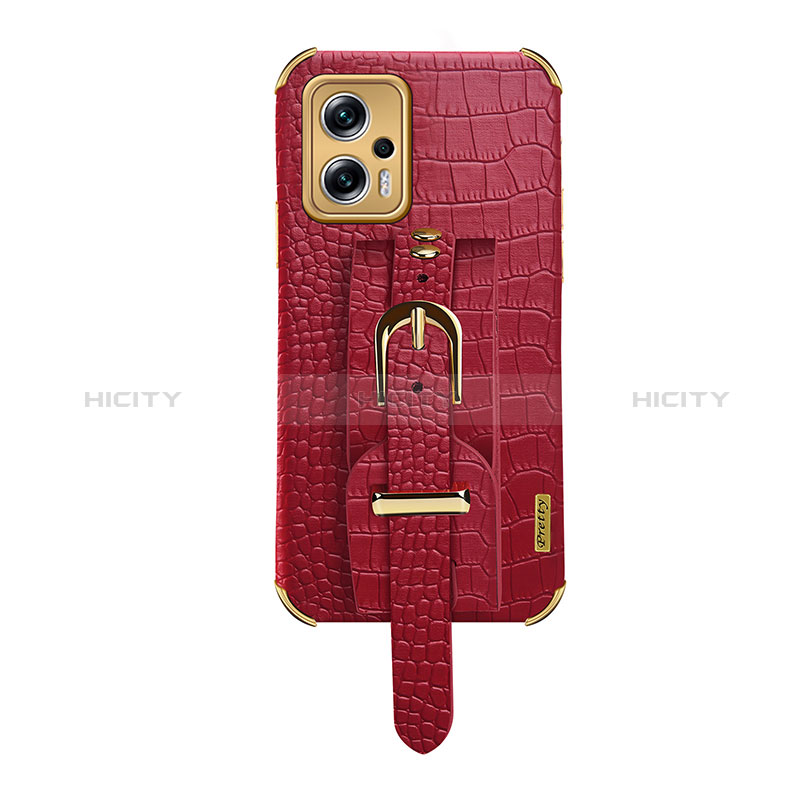 Funda Lujo Cuero Carcasa XD1 para Xiaomi Poco X4 GT 5G Rojo