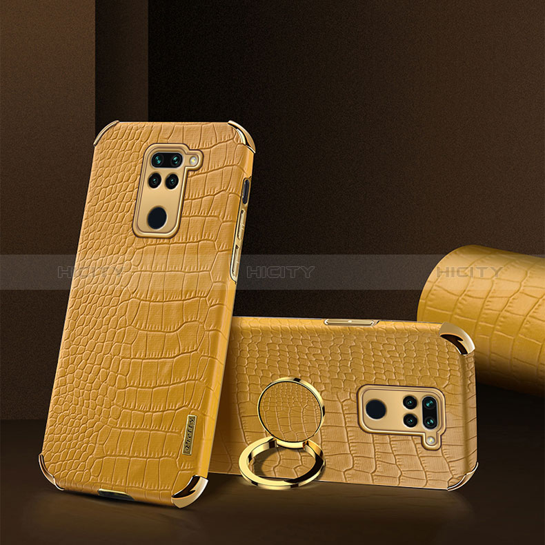 Funda Lujo Cuero Carcasa XD1 para Xiaomi Redmi 10X 4G Amarillo