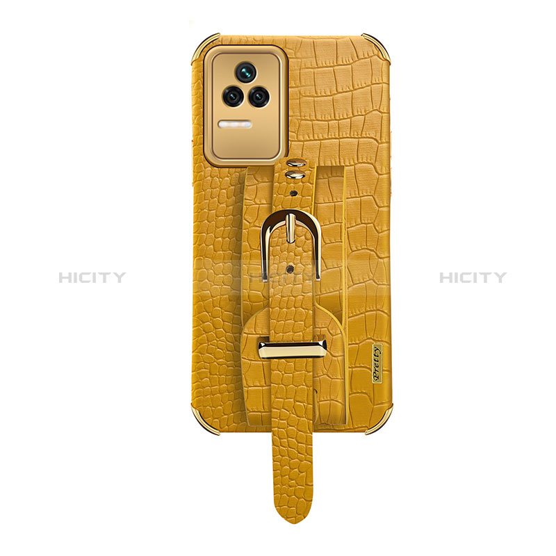 Funda Lujo Cuero Carcasa XD1 para Xiaomi Redmi K50 5G Amarillo