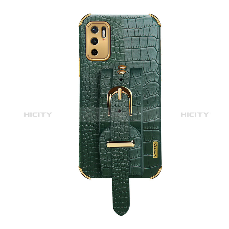 Funda Lujo Cuero Carcasa XD1 para Xiaomi Redmi Note 10 5G Verde