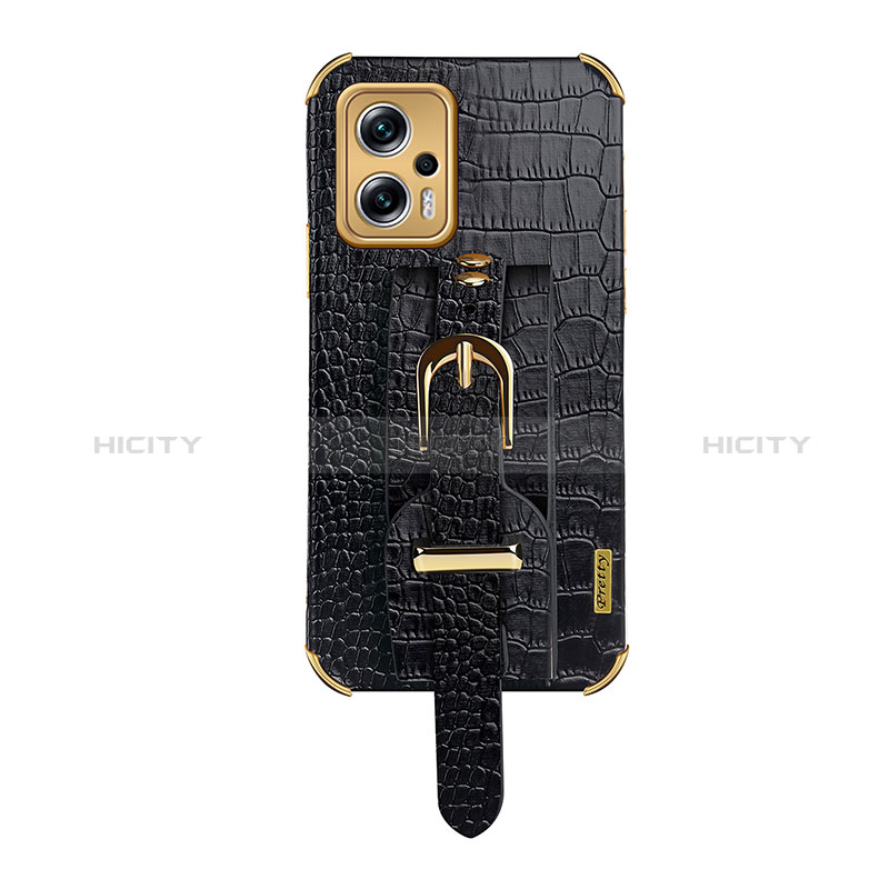 Funda Lujo Cuero Carcasa XD1 para Xiaomi Redmi Note 11T Pro 5G Negro