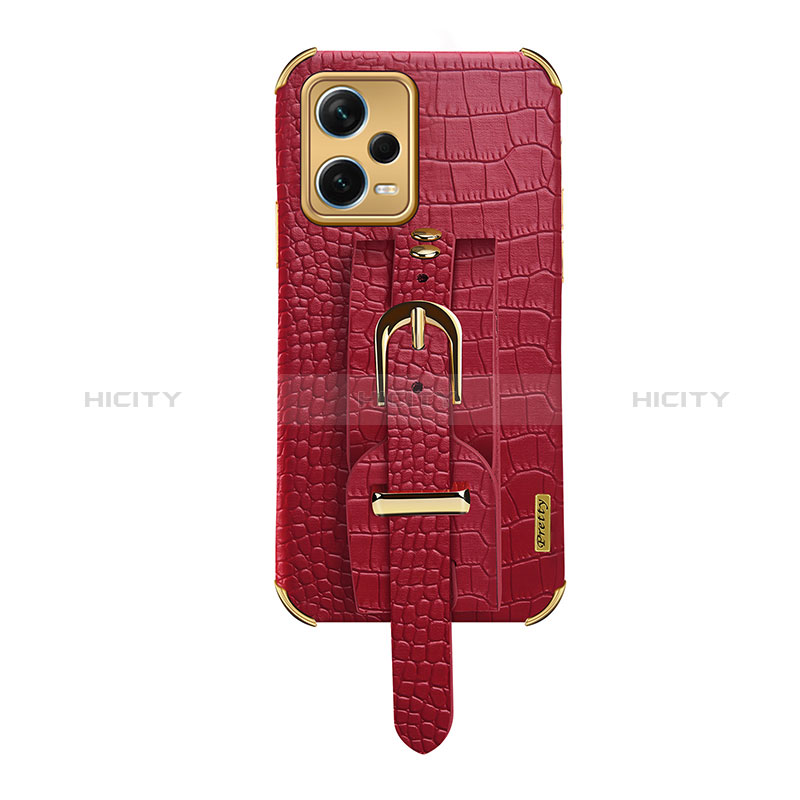 Funda Lujo Cuero Carcasa XD1 para Xiaomi Redmi Note 12 Explorer Rojo