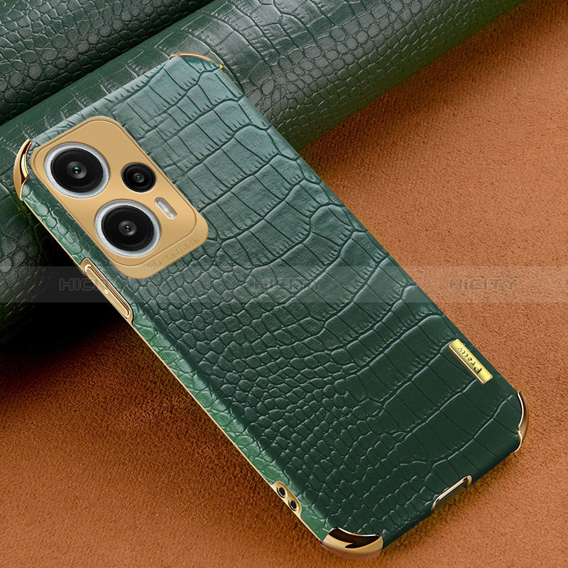 Funda Lujo Cuero Carcasa XD1 para Xiaomi Redmi Note 12 Turbo 5G Verde