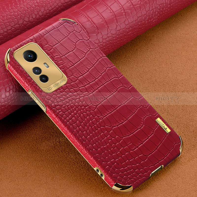 Funda Lujo Cuero Carcasa XD1 para Xiaomi Redmi Note 12S Rojo