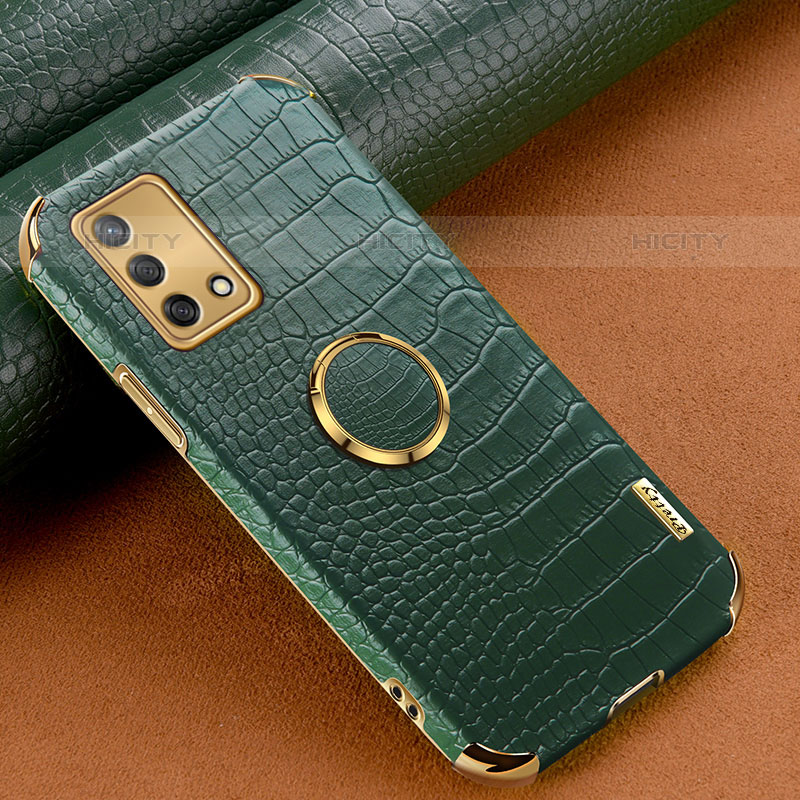 Funda Lujo Cuero Carcasa XD2 para Oppo A74 4G Verde