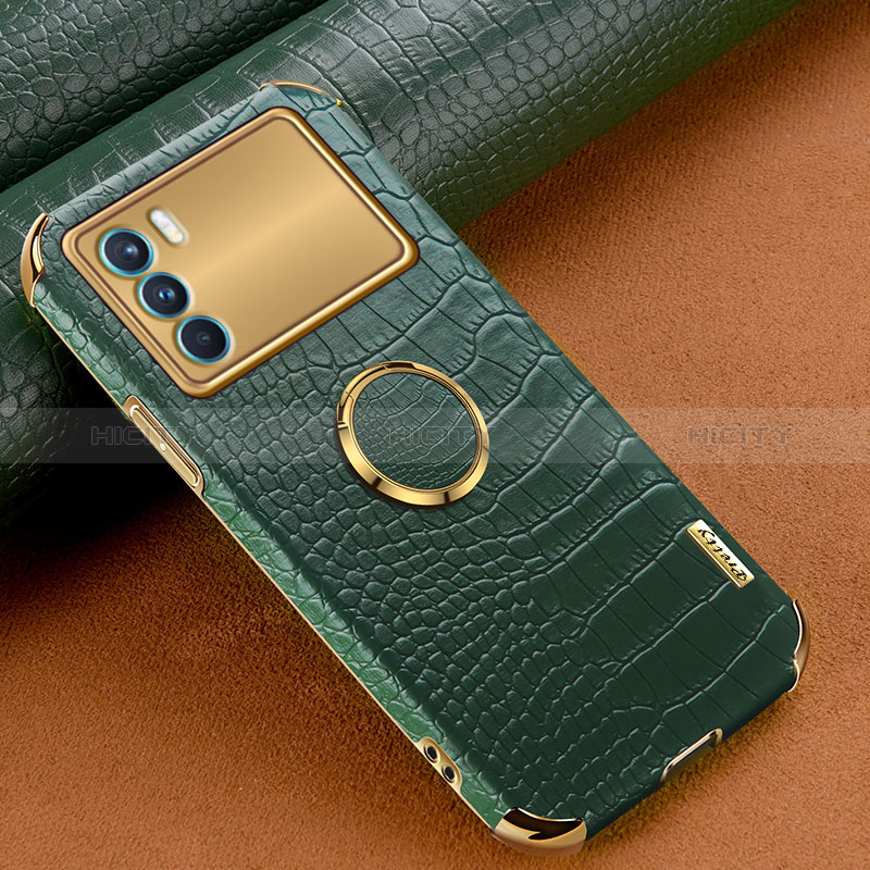 Funda Lujo Cuero Carcasa XD2 para Oppo K9 Pro 5G Verde