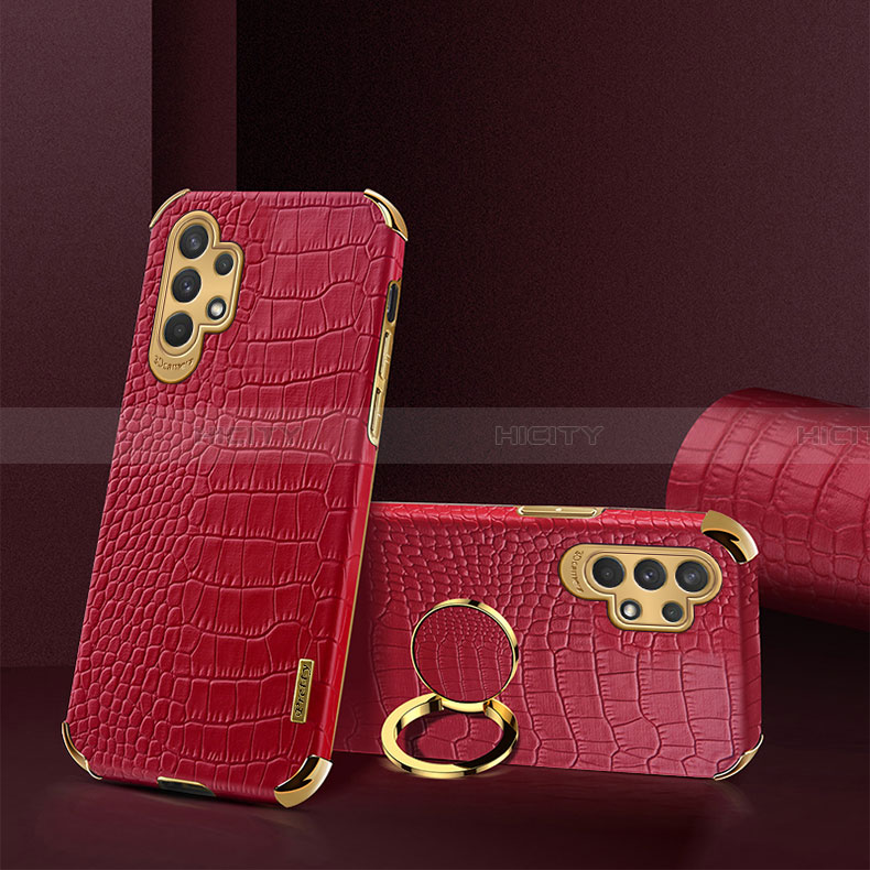 Funda Lujo Cuero Carcasa XD2 para Samsung Galaxy A32 5G Rojo