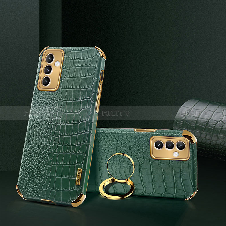 Funda Lujo Cuero Carcasa XD2 para Samsung Galaxy A55 5G Verde