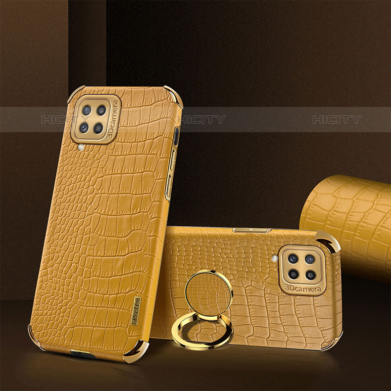 Funda Lujo Cuero Carcasa XD2 para Samsung Galaxy M32 4G Amarillo