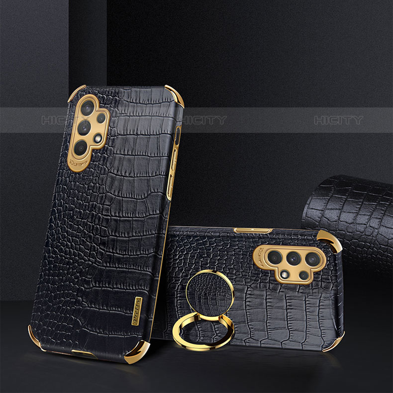 Funda Lujo Cuero Carcasa XD2 para Samsung Galaxy M32 5G Negro