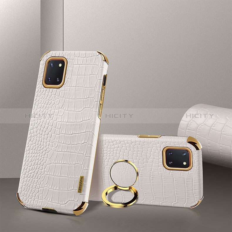 Funda Lujo Cuero Carcasa XD2 para Samsung Galaxy Note 10 Lite Blanco