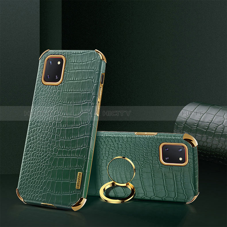 Funda Lujo Cuero Carcasa XD2 para Samsung Galaxy Note 10 Lite Verde