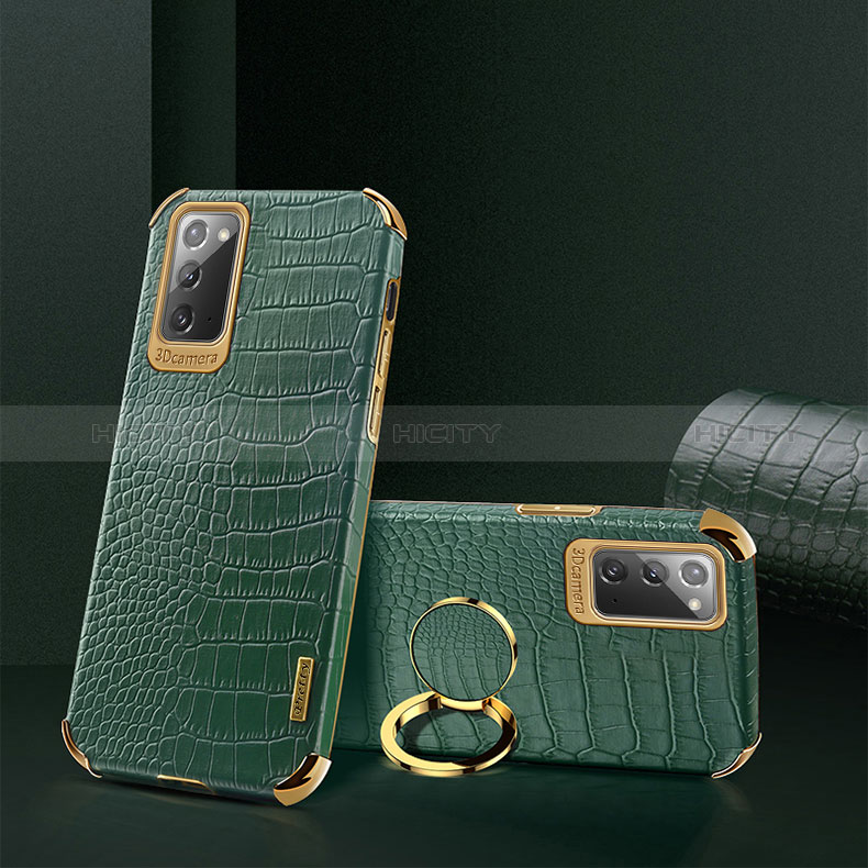 Funda Lujo Cuero Carcasa XD2 para Samsung Galaxy Note 20 5G Verde