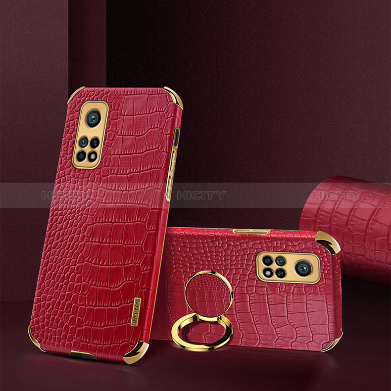 Funda Lujo Cuero Carcasa XD2 para Xiaomi Mi 10T 5G Rojo