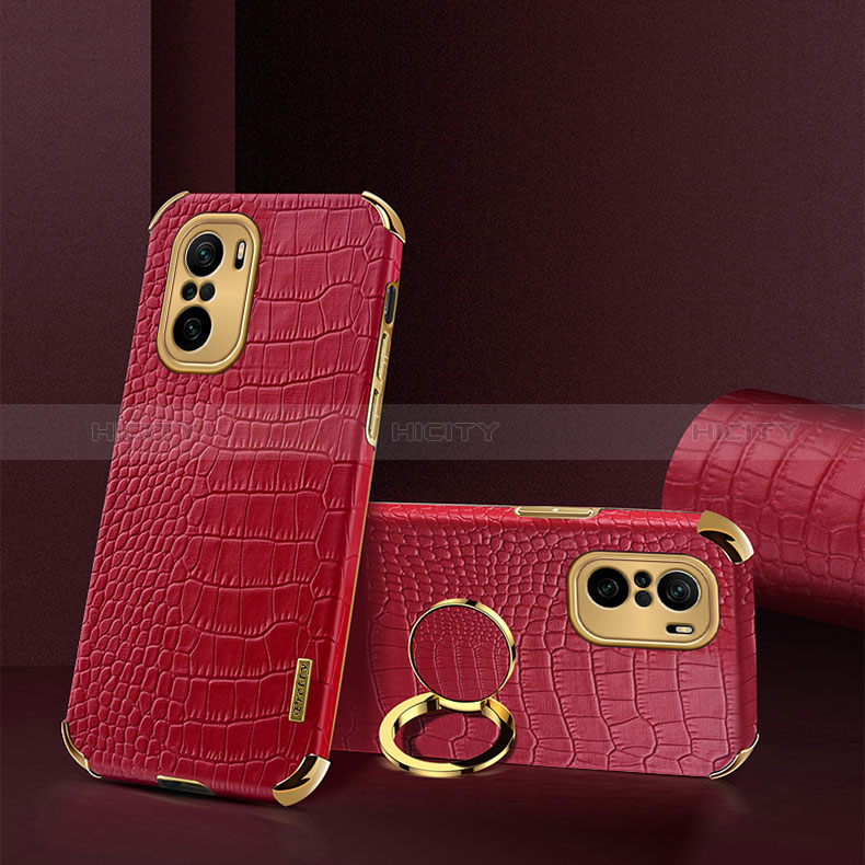 Funda Lujo Cuero Carcasa XD2 para Xiaomi Mi 11i 5G Rojo