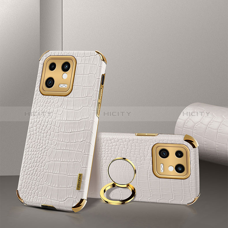 Funda Lujo Cuero Carcasa XD2 para Xiaomi Mi 13 5G Blanco