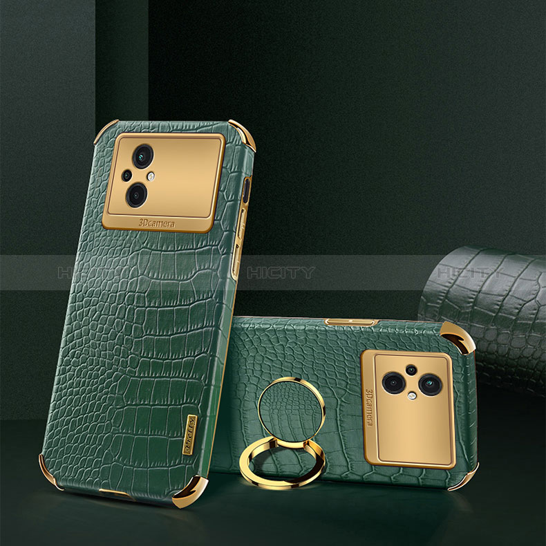 Funda Lujo Cuero Carcasa XD2 para Xiaomi Poco M5 4G Verde