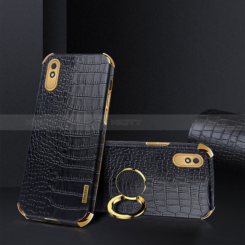 Funda Lujo Cuero Carcasa XD2 para Xiaomi Redmi 9A Negro