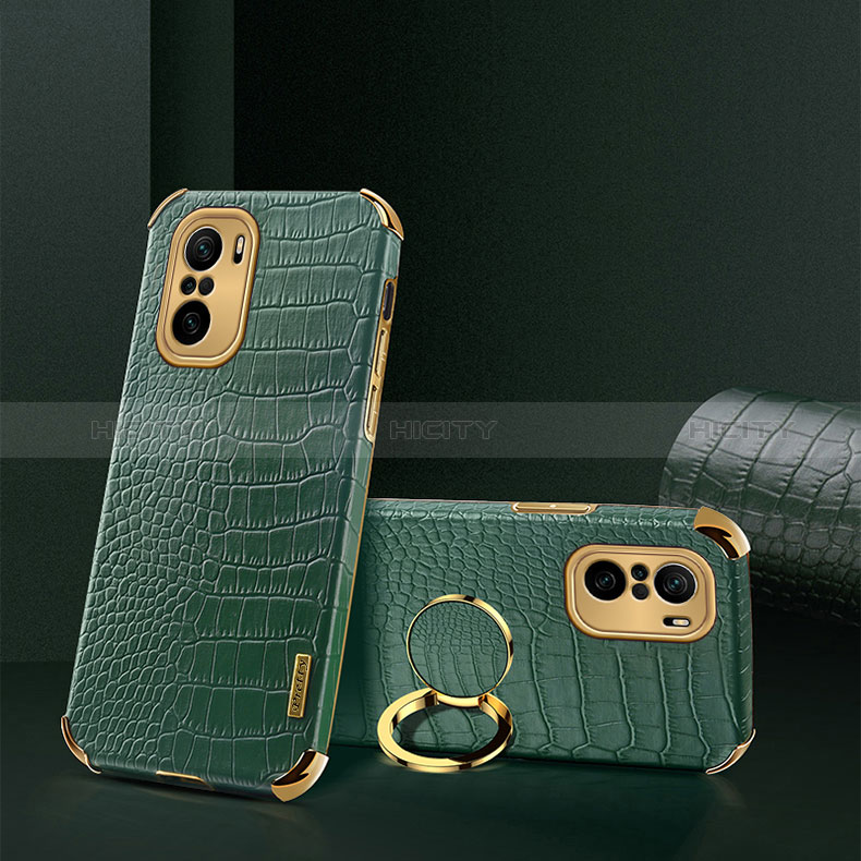 Funda Lujo Cuero Carcasa XD2 para Xiaomi Redmi K40 5G Verde