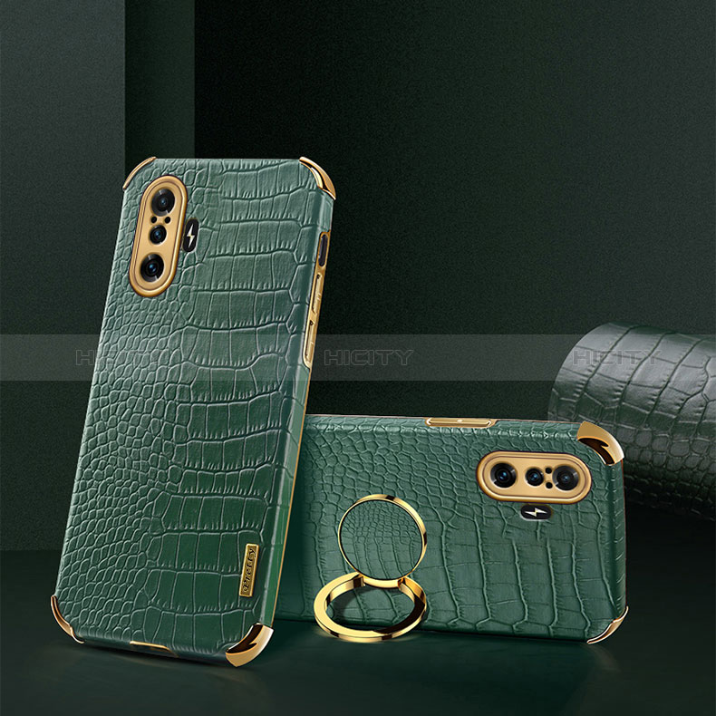 Funda Lujo Cuero Carcasa XD2 para Xiaomi Redmi K40 Gaming 5G Verde