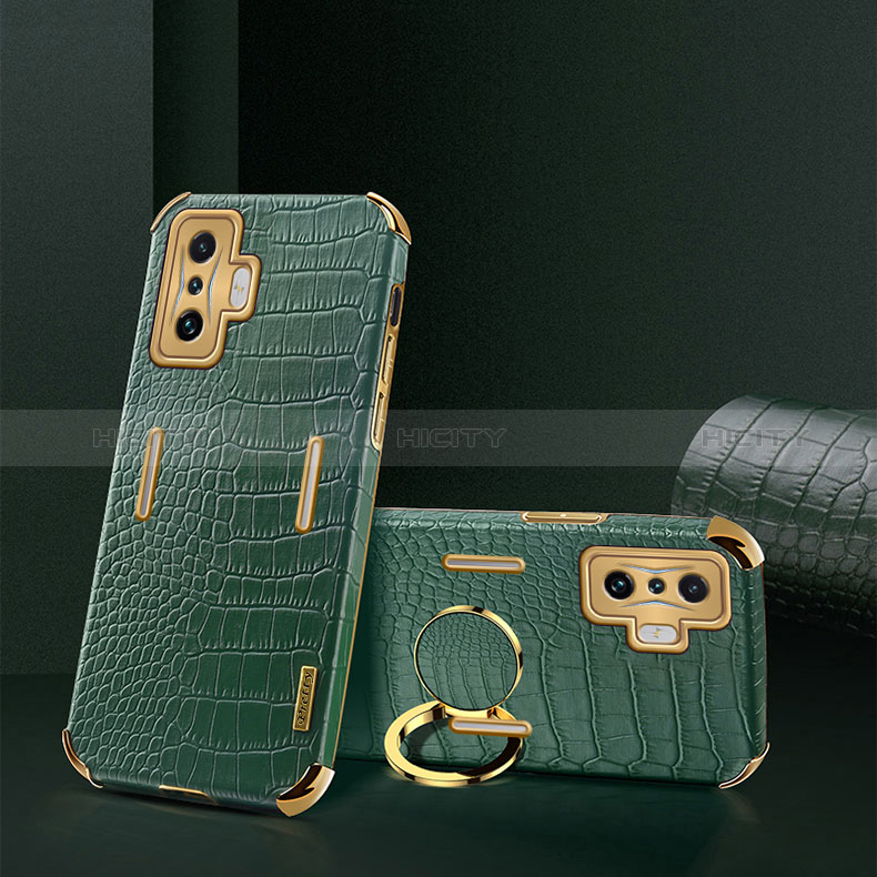 Funda Lujo Cuero Carcasa XD2 para Xiaomi Redmi K50 Gaming 5G Verde