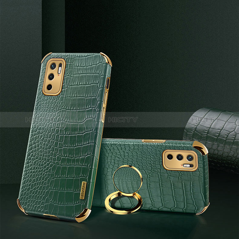 Funda Lujo Cuero Carcasa XD2 para Xiaomi Redmi Note 10 5G Verde