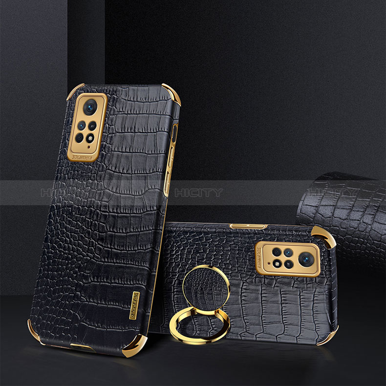 Funda Lujo Cuero Carcasa XD2 para Xiaomi Redmi Note 11 Pro 4G Negro