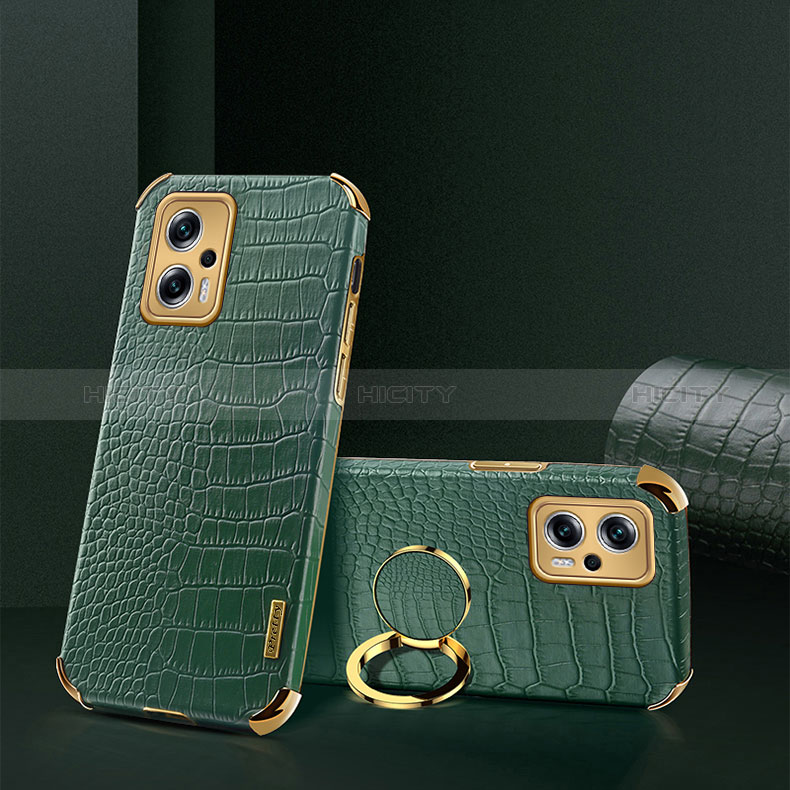 Funda Lujo Cuero Carcasa XD2 para Xiaomi Redmi Note 11T Pro+ Plus 5G Verde