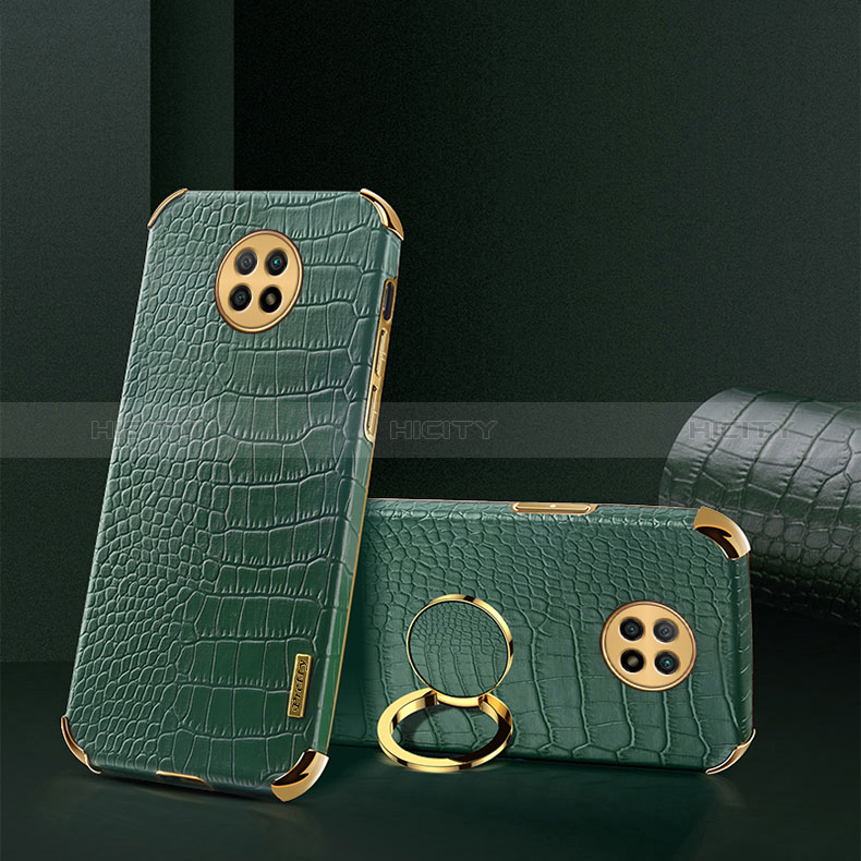 Funda Lujo Cuero Carcasa XD2 para Xiaomi Redmi Note 9 5G Verde