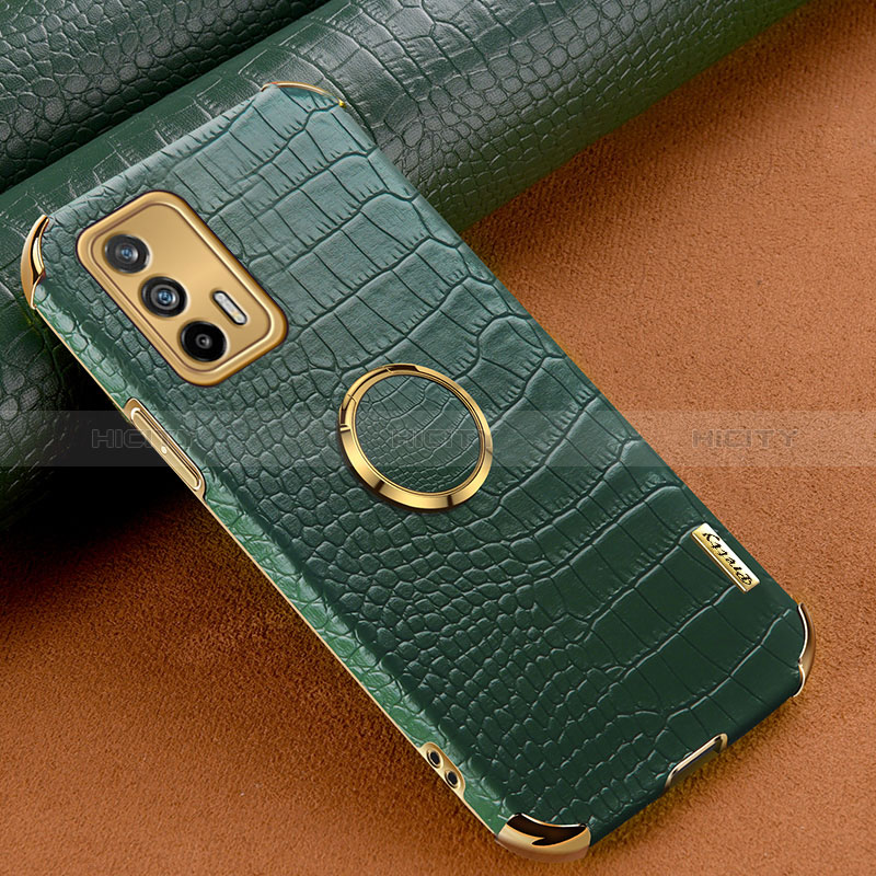 Funda Lujo Cuero Carcasa XD3 para Realme GT 5G Verde