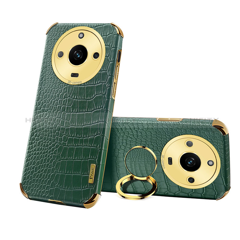 Funda Lujo Cuero Carcasa XD3 para Realme Narzo 60 5G Verde