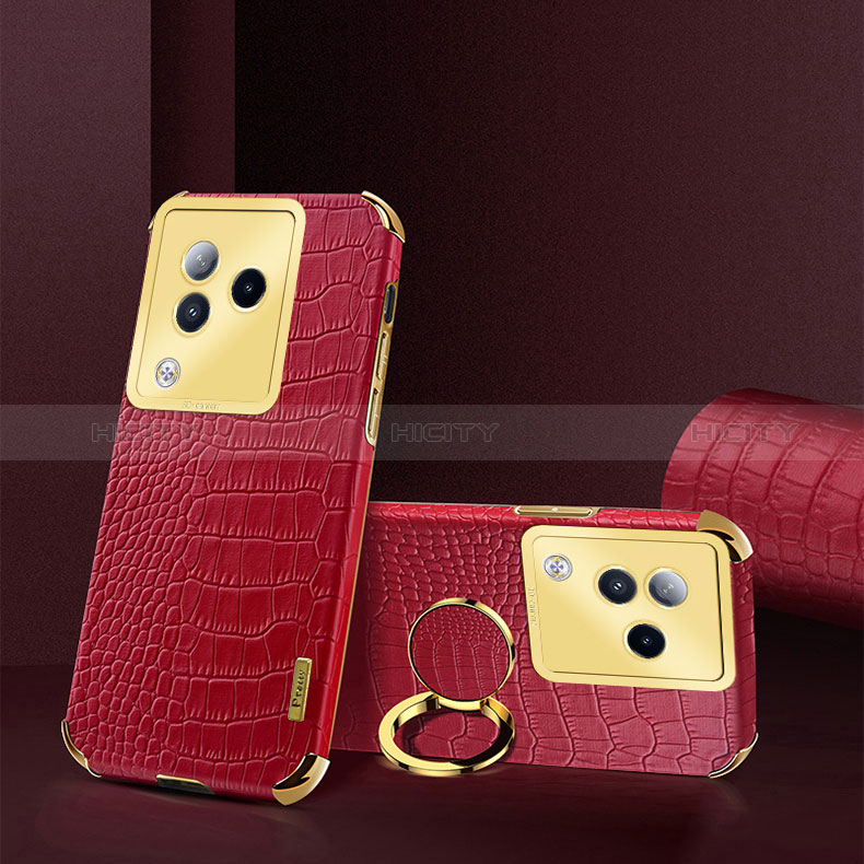 Funda Lujo Cuero Carcasa XD4 para Xiaomi Civi 3 5G Rojo