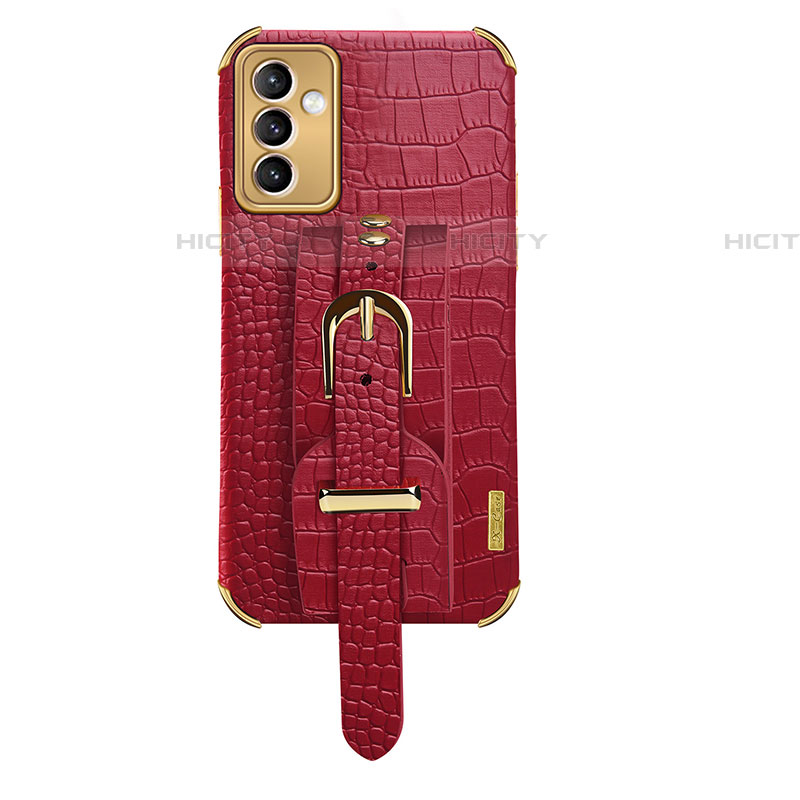 Funda Lujo Cuero Carcasa XD5 para Samsung Galaxy A05s Rojo