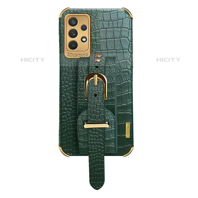 Funda Lujo Cuero Carcasa XD5 para Samsung Galaxy M32 5G Verde