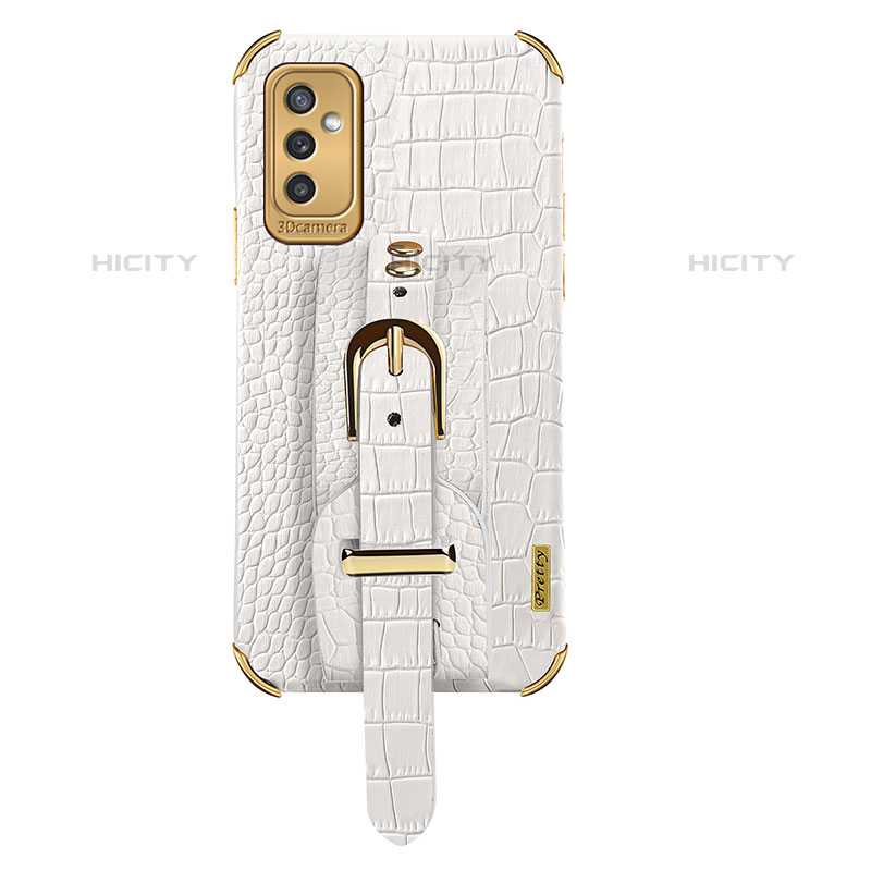 Funda Lujo Cuero Carcasa XD5 para Samsung Galaxy M52 5G Blanco