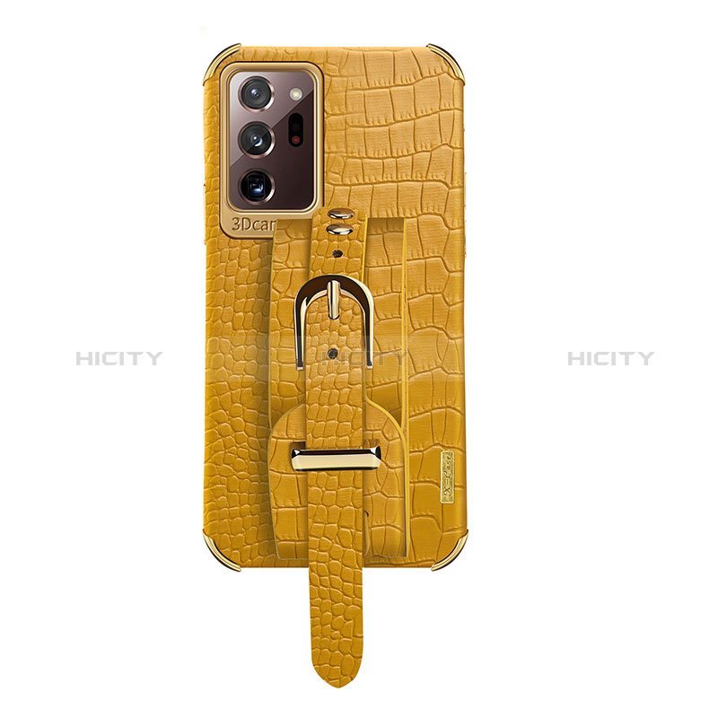 Funda Lujo Cuero Carcasa XD5 para Samsung Galaxy Note 20 Ultra 5G Amarillo