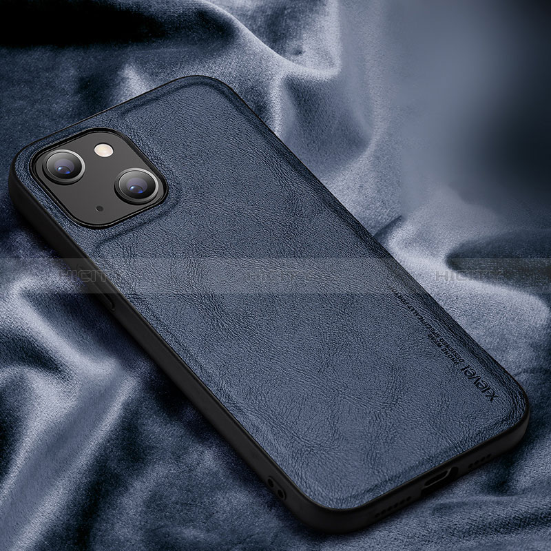 Funda Lujo Cuero Carcasa XV1 para Apple iPhone 15 Plus