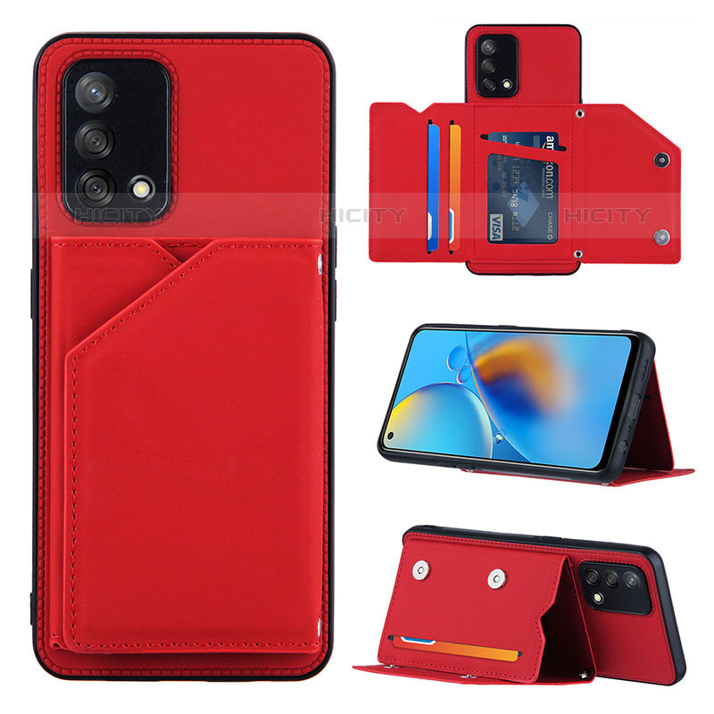 Funda Lujo Cuero Carcasa Y01B para Oppo A74 4G