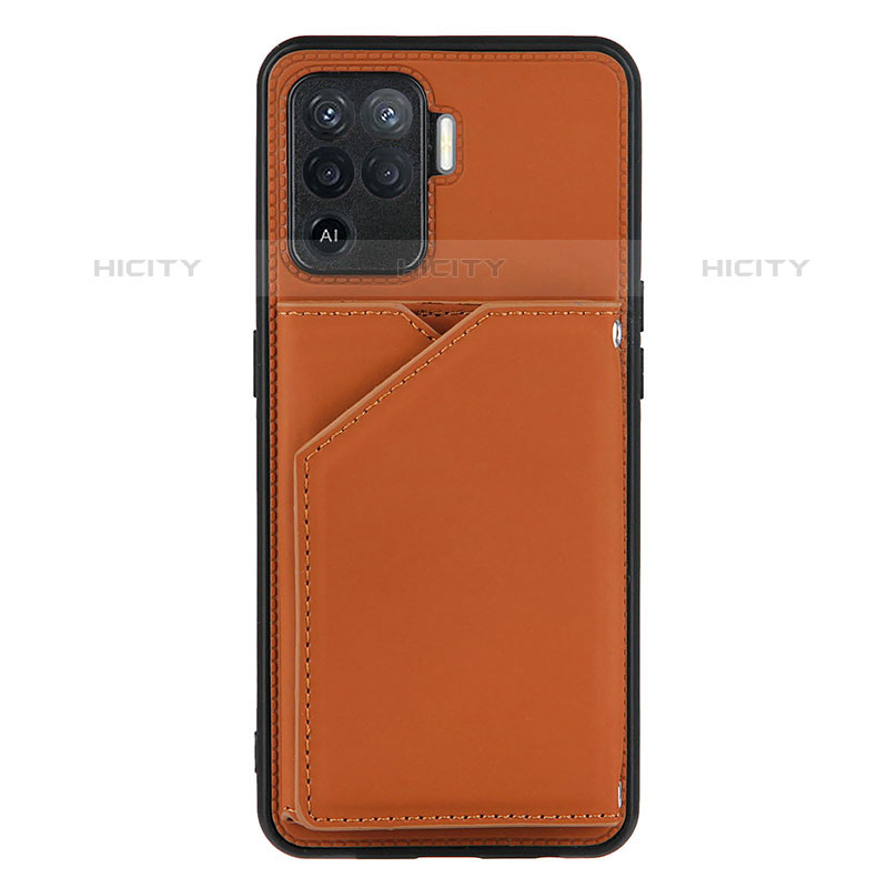 Funda Lujo Cuero Carcasa Y01B para Oppo A94 4G