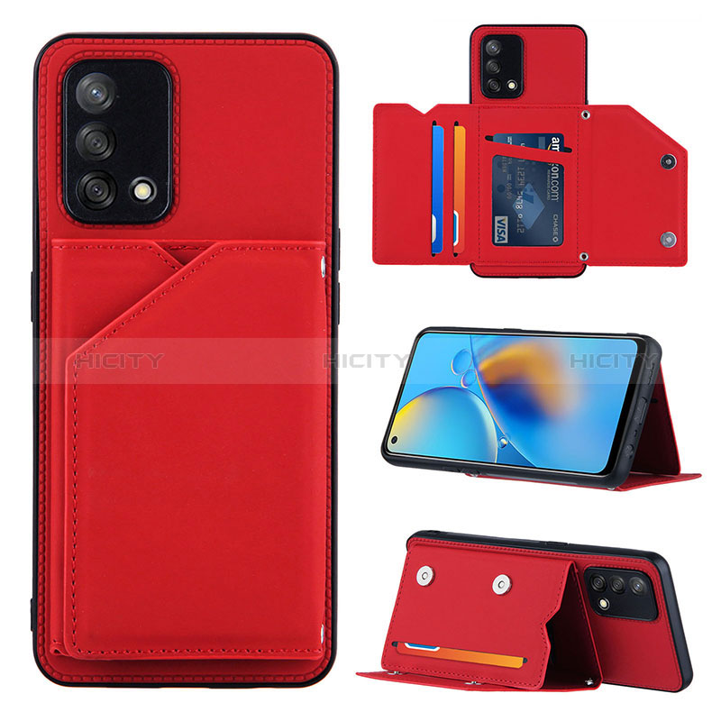 Funda Lujo Cuero Carcasa Y01B para Oppo A95 4G