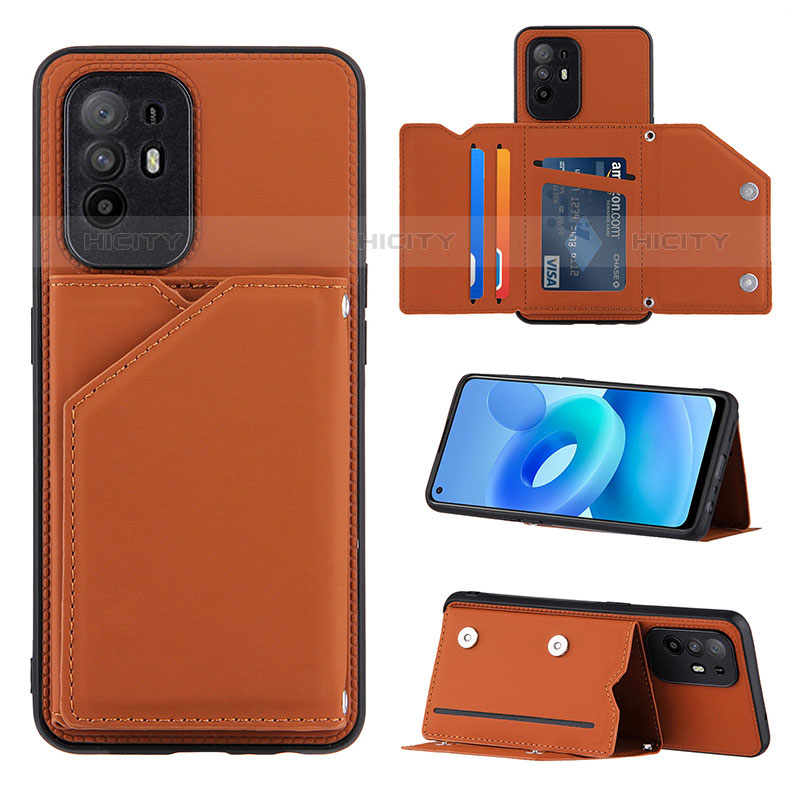 Funda Lujo Cuero Carcasa Y01B para Oppo F19 Pro+ Plus 5G