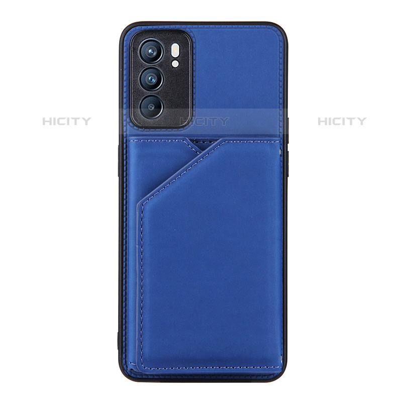 Funda Lujo Cuero Carcasa Y01B para Oppo Reno6 5G