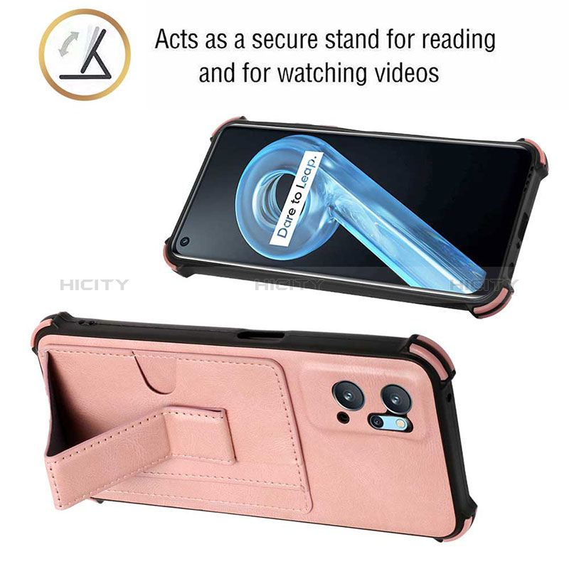 Funda Lujo Cuero Carcasa Y01B para Realme 9i 4G