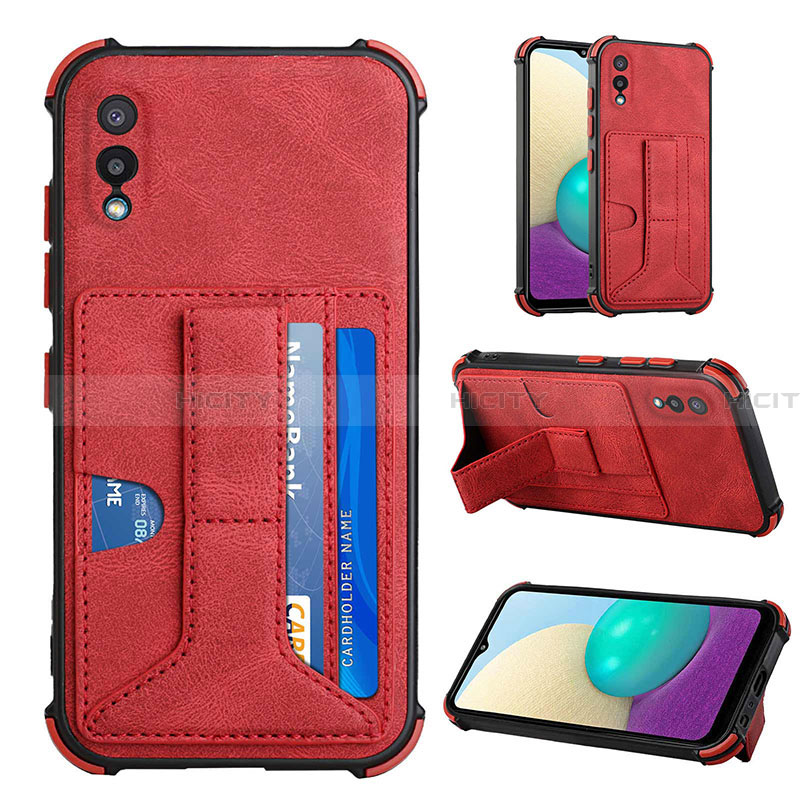 Funda Lujo Cuero Carcasa Y01B para Samsung Galaxy A02